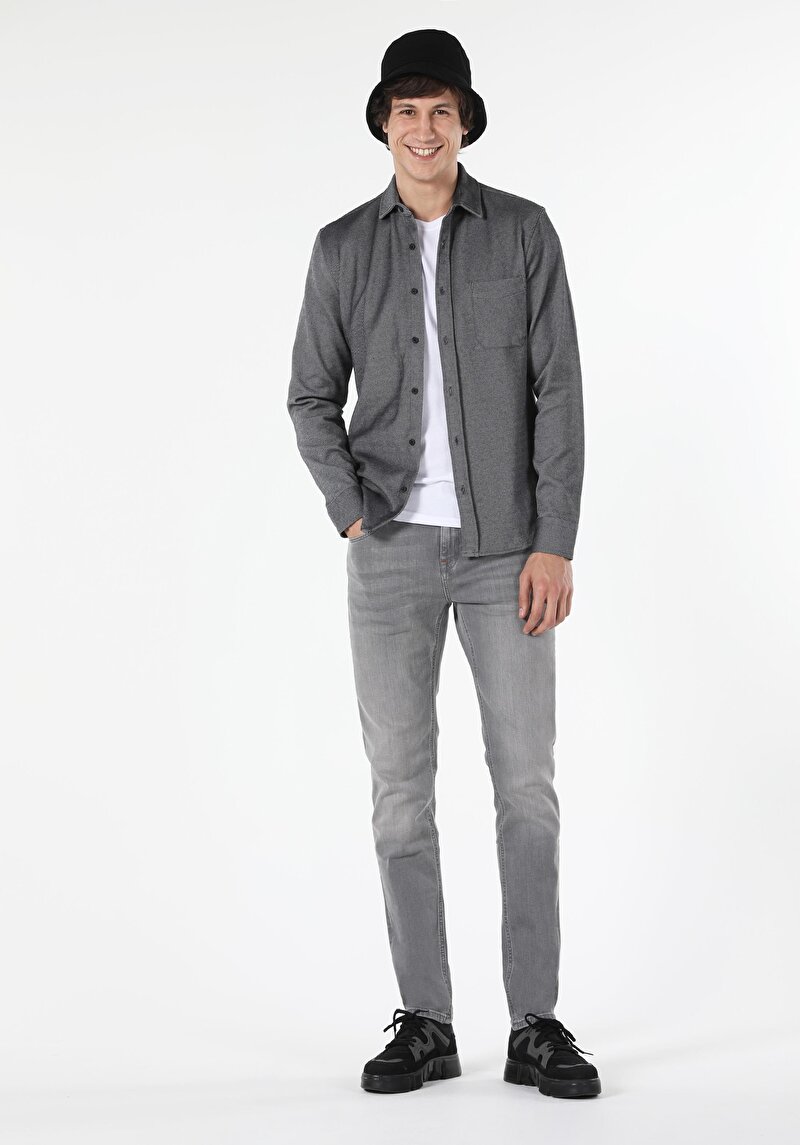 Зображення Сорочка З Довгим Рукавом Чоловіча Чорна  Cl1057177