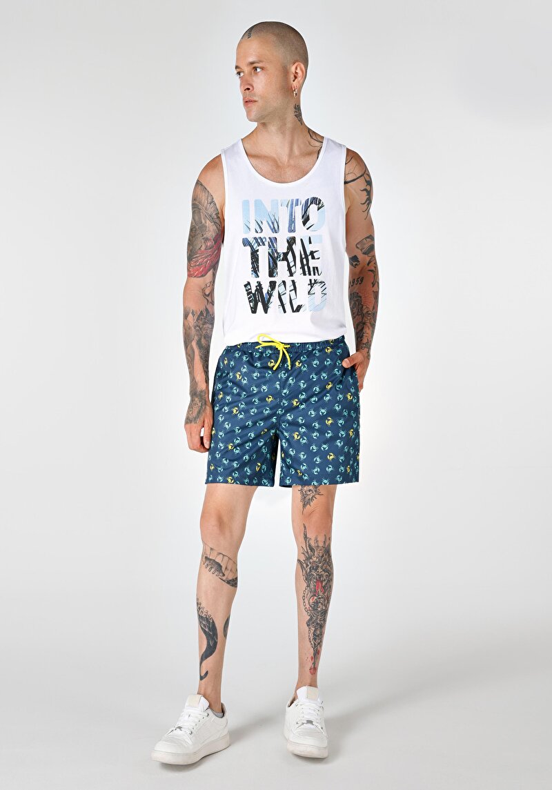 Зображення Шорти Пляжні Чоловічі Сині Cl1063615