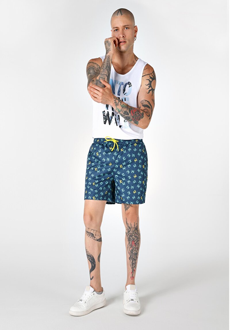 Зображення Шорти Пляжні Чоловічі Сині Cl1063615