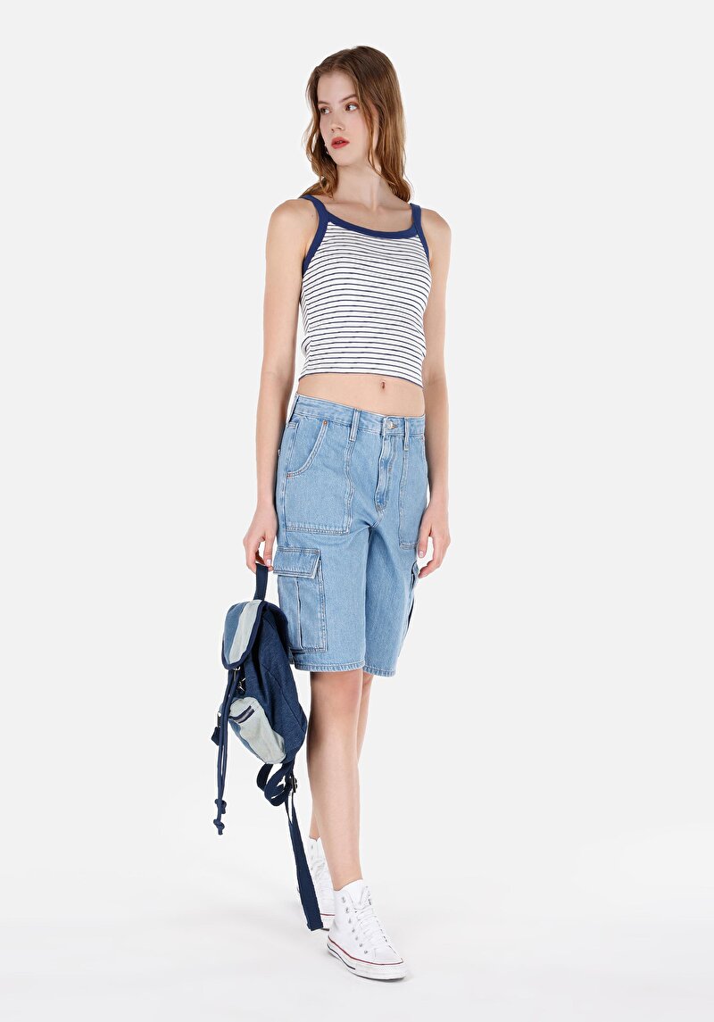 Зображення Шорти Жіночі Блакитні Cl1068611