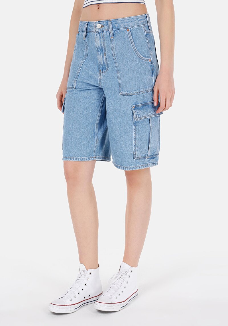 Зображення Шорти Жіночі Блакитні Cl1068611