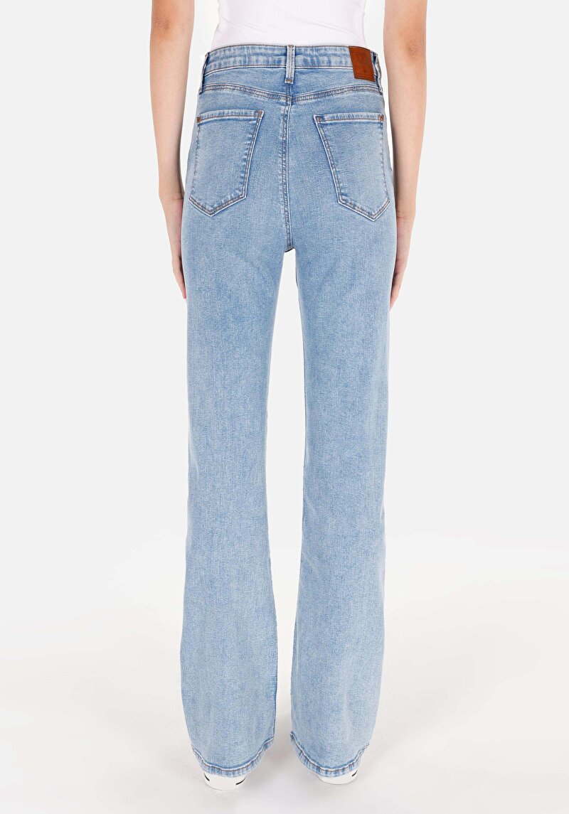 Зображення 791 Monica Джинси Жіночі Блакитні Класичного Крою Cl1070667