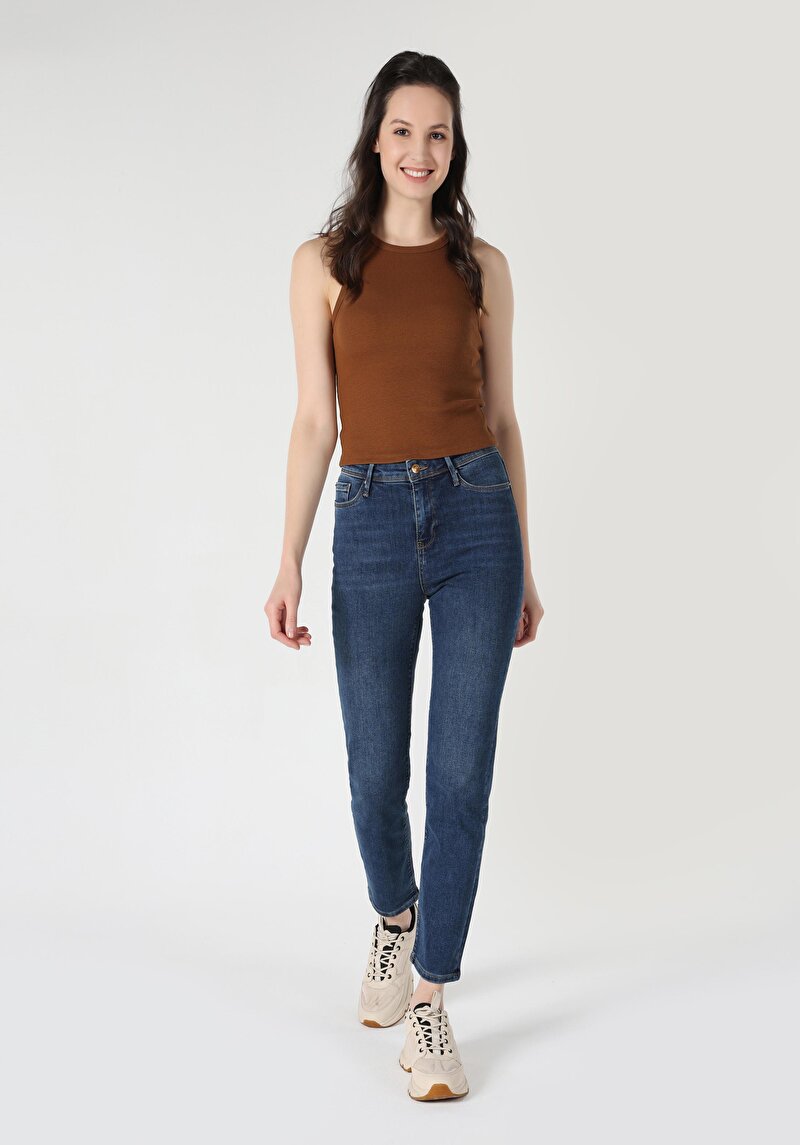 Зображення 703 Carla Джинси Жіночі  Вузького Крою Cl1062186