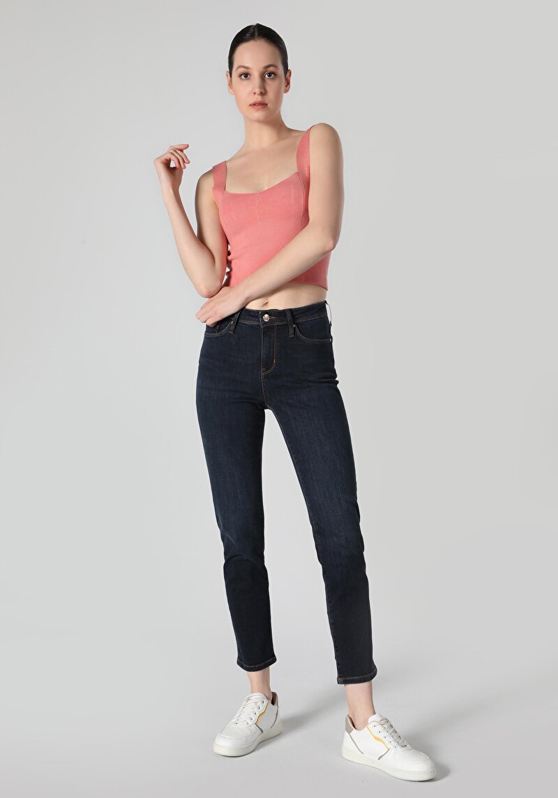 Зображення 703 Carla Джинси Жіночі Вузького Крою Cl1062187