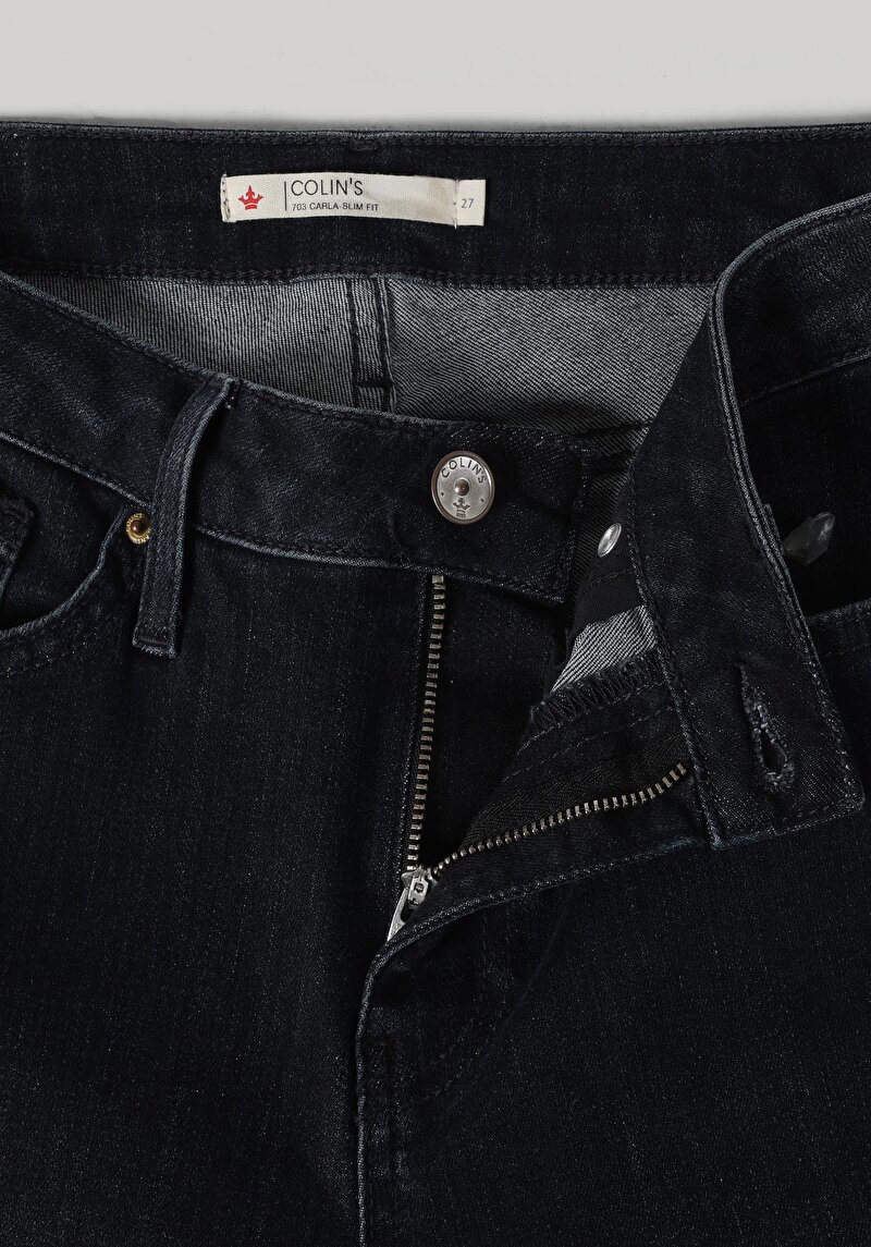 Показати інформацію про 703 Carla Джинси Жіночі  Вузького Крою Cl1062189