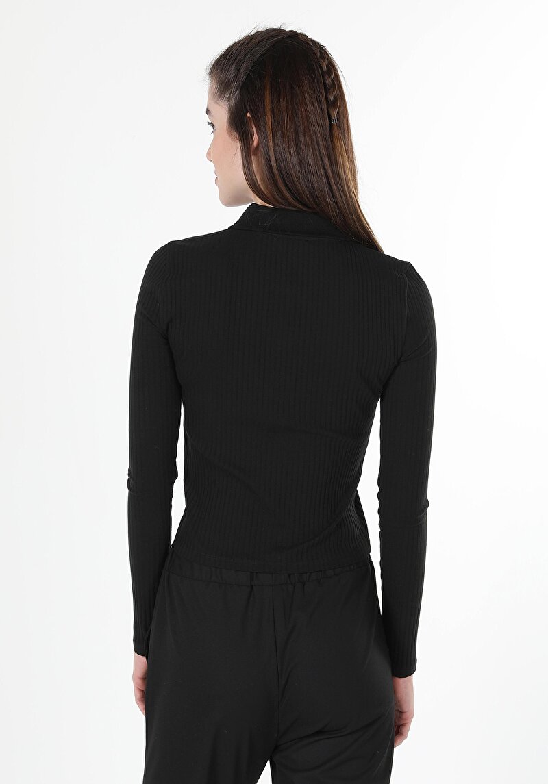 Зображення Футболка З Довгим Рукавом Жіноча Чорна  Cl1060592