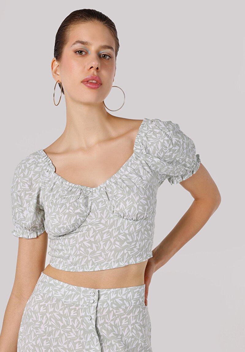 Зображення Сорочка З Коротким Рукавом Жіноча Зелена Cl1063921