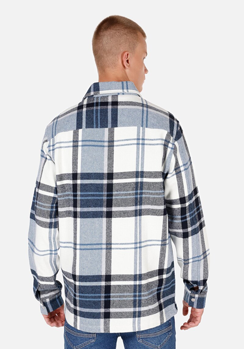 Показати інформацію про Сорочка З Довгим Рукавом Чоловіча Блакитна  Cl1069957