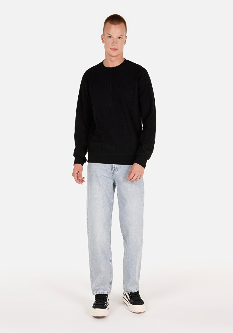 Показати інформацію про Футболка З Довгим Рукавом Чоловіча Чорна  Cl1070013