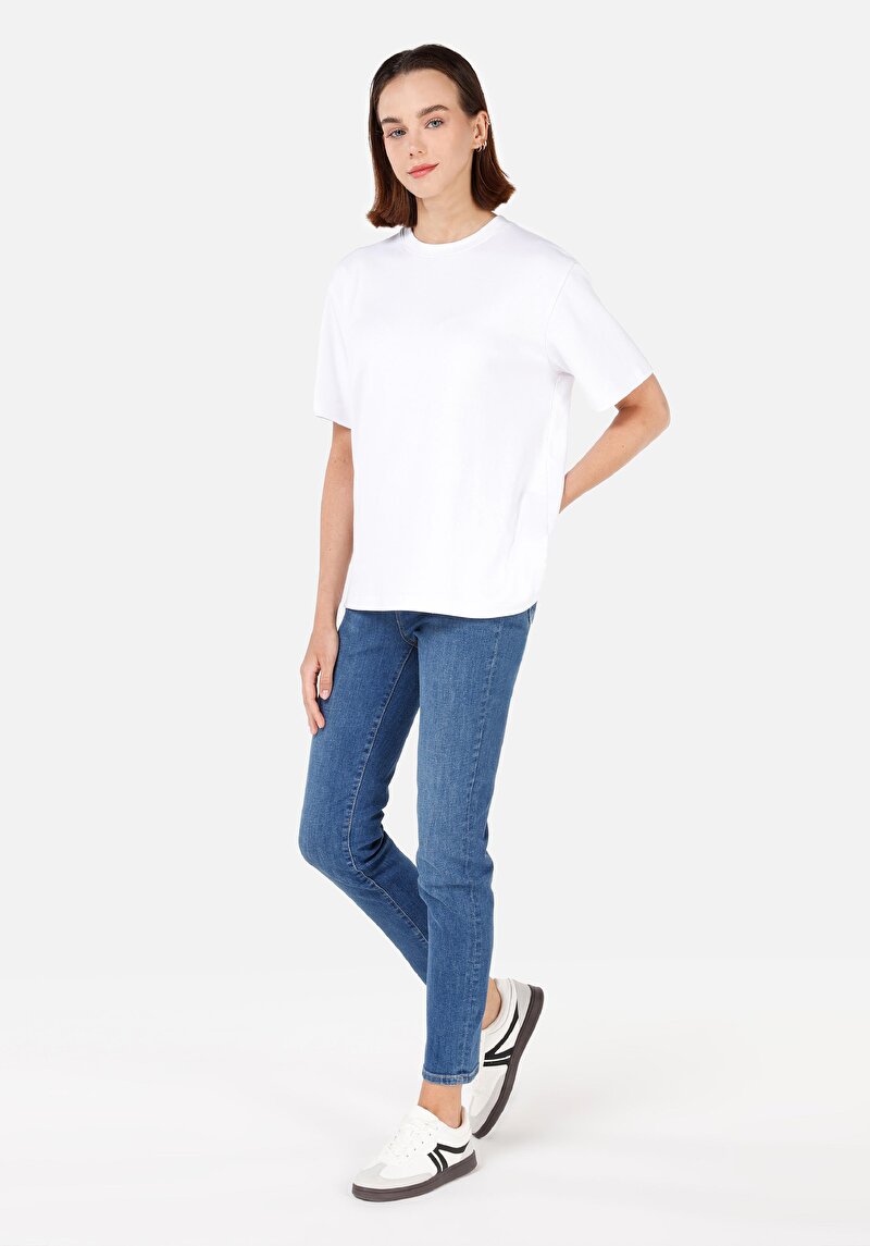 Зображення 703 Carla Джинси Жіночі Блакитні Вузького Крою Cl1068680