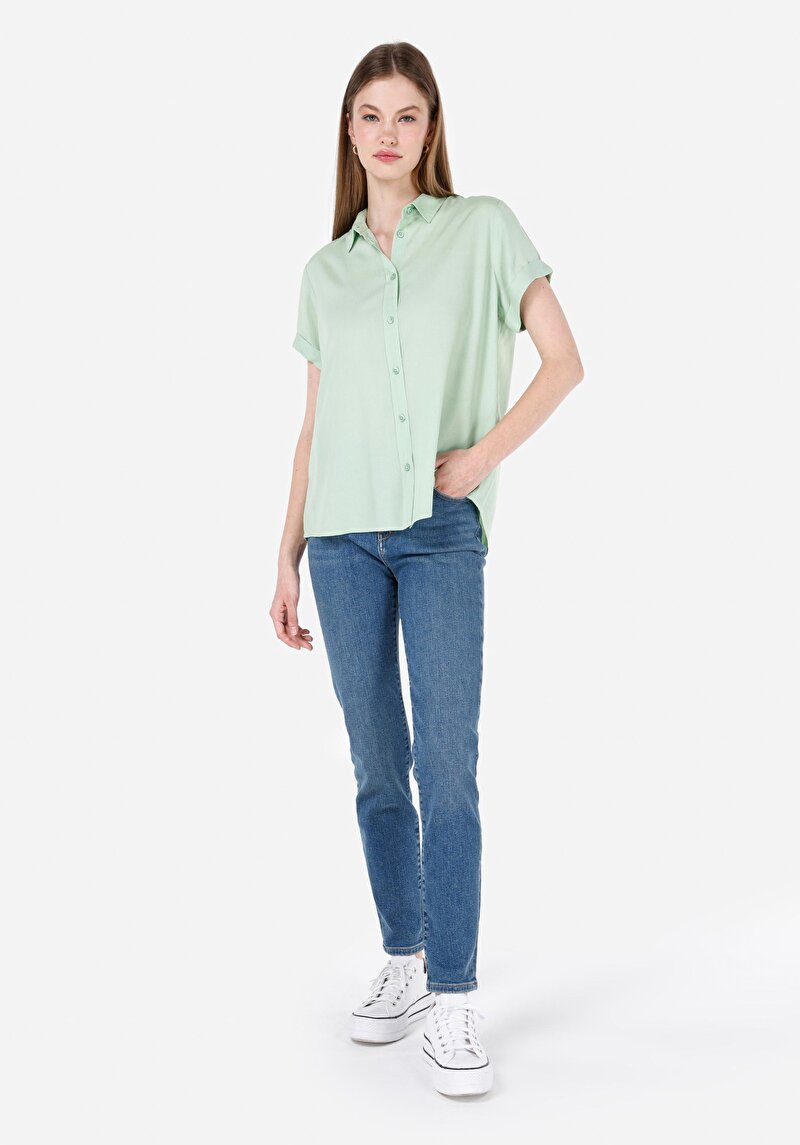 Зображення 703 Carla Джинси Жіночі Сині Вузького Крою Cl1068681