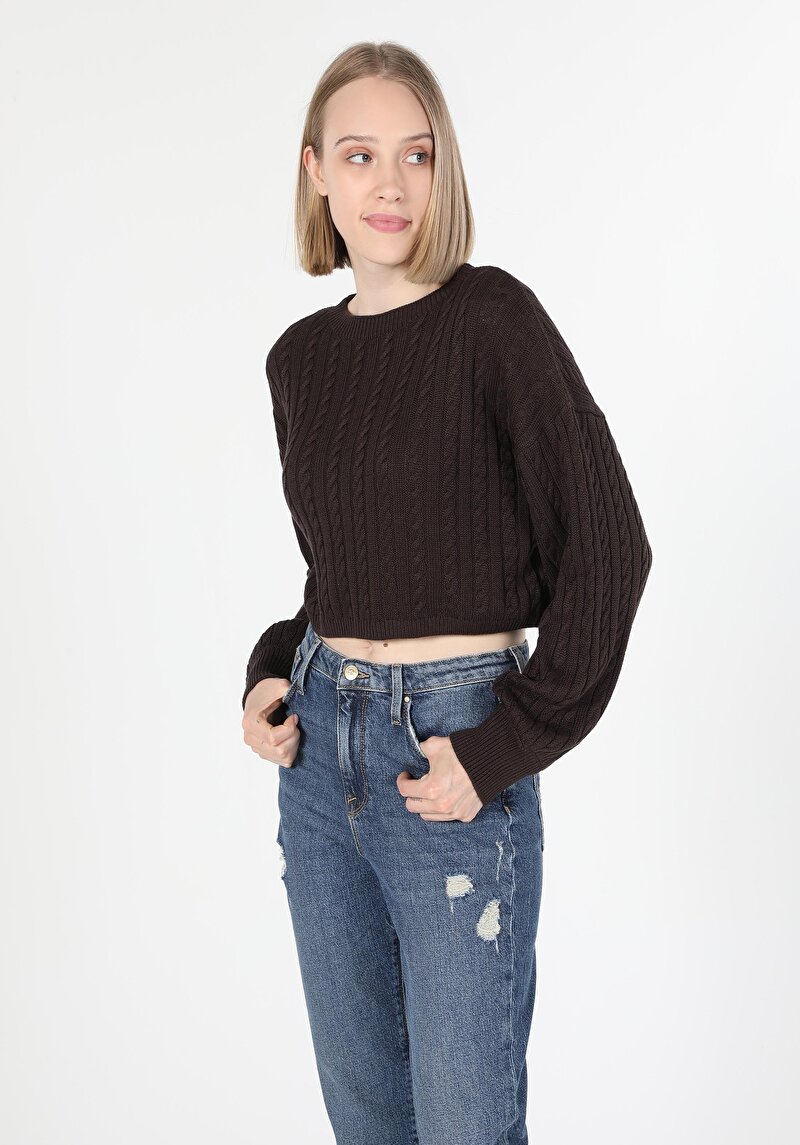 Показати інформацію про Светр Жіночий Коричневий  Cl1060691