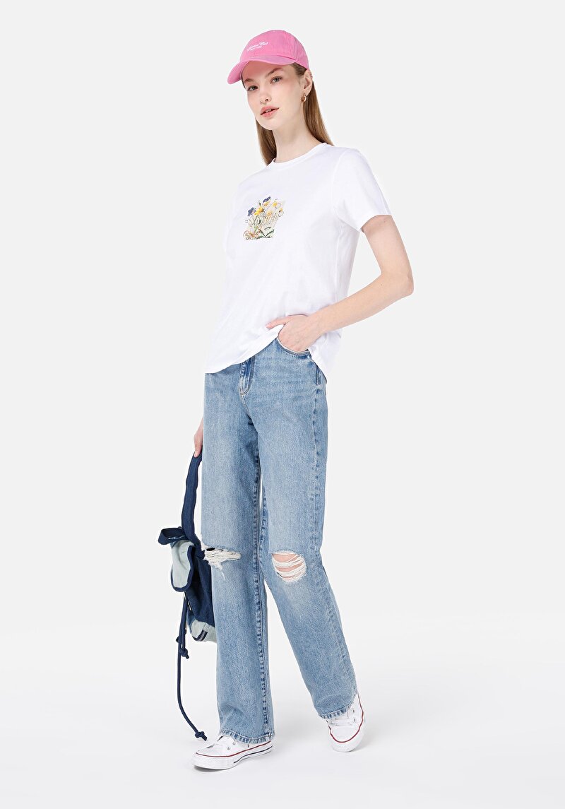 Зображення 900 Laris Джинси Жіночі Блакитні Класичного Крою Cl1068691