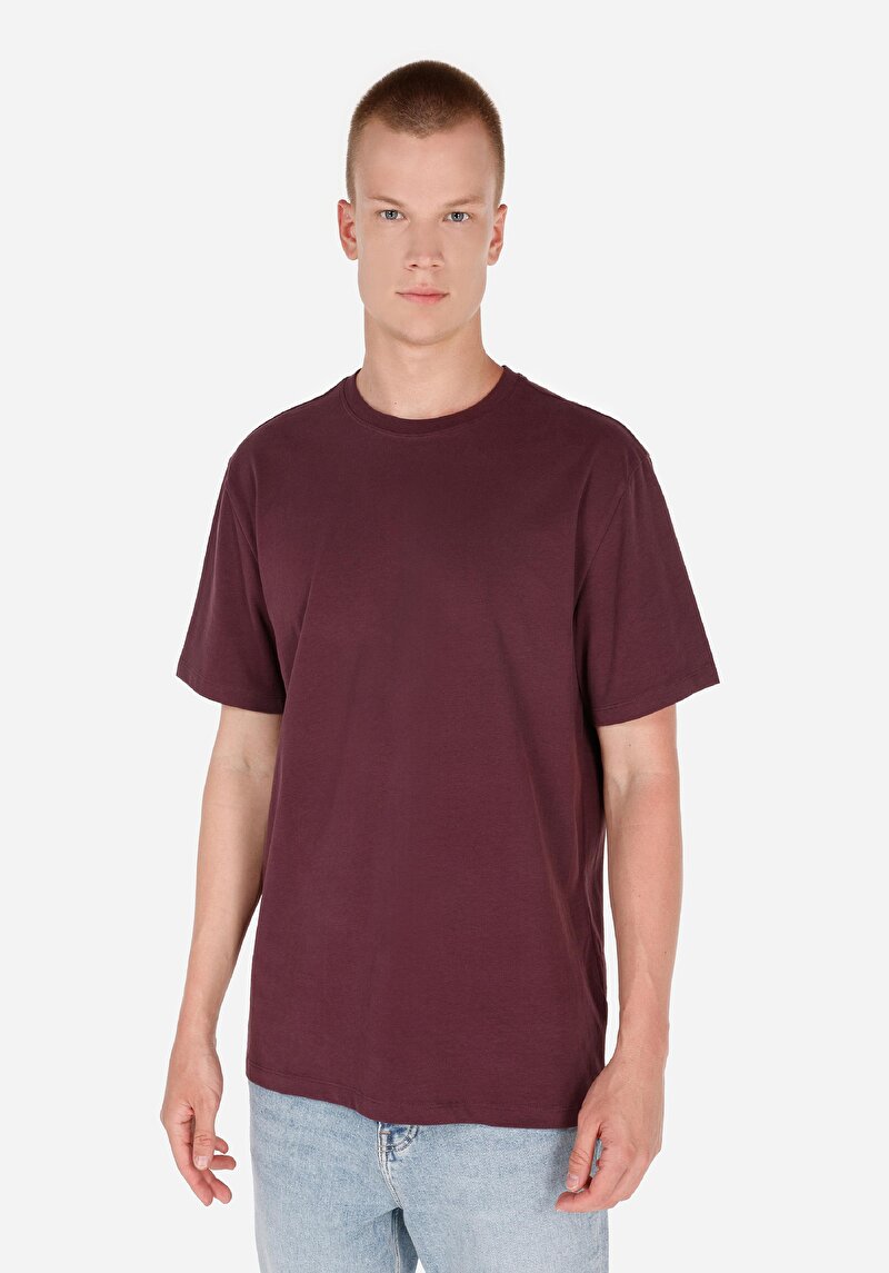 Зображення Футболка З Коротким Рукавом Чоловіча Фіолетова Cl1070047