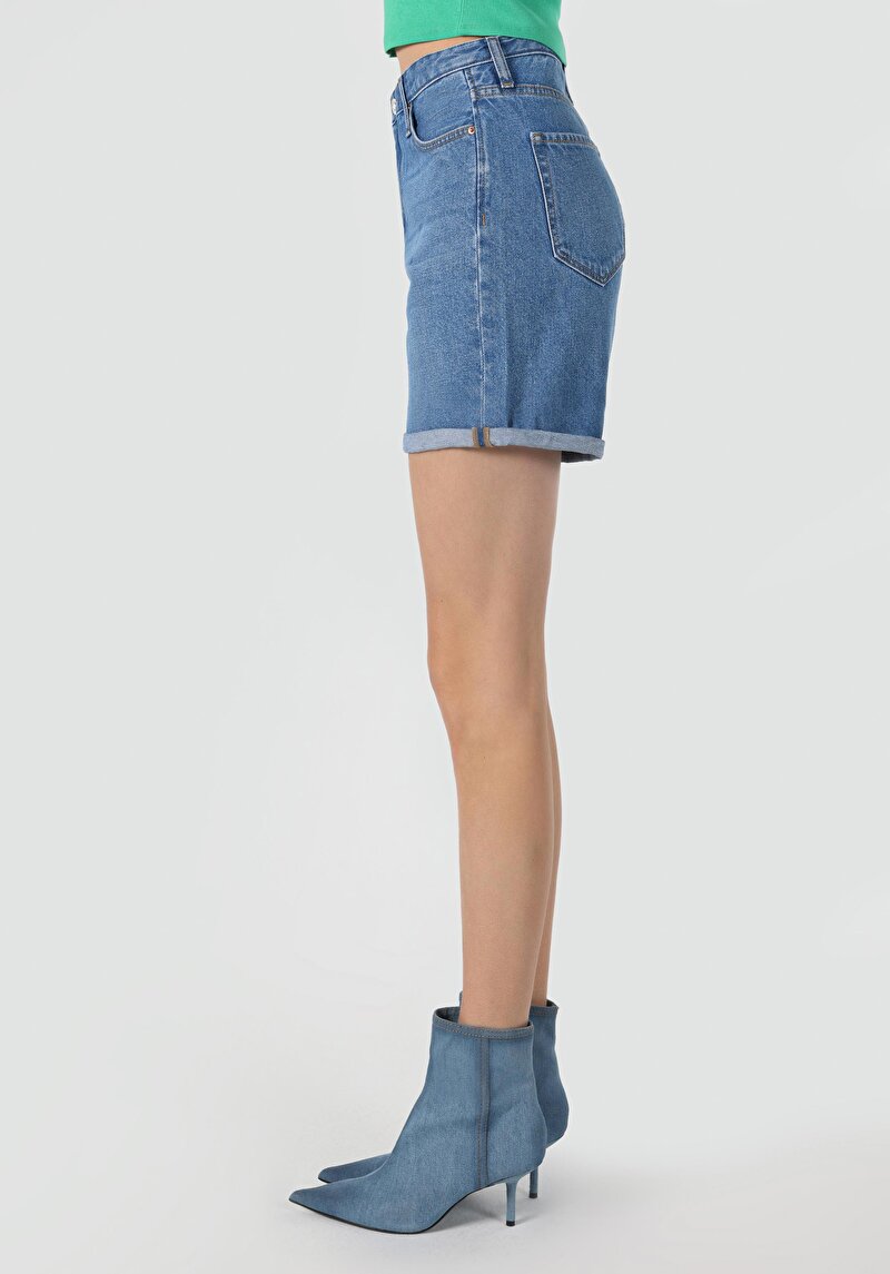 Показати інформацію про Шорти Жіночі Блакитні  Cl1064380