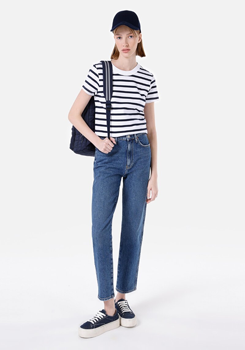 Показати інформацію про Футболка З Коротким Рукавом Жіноча Синя  Cl1068750