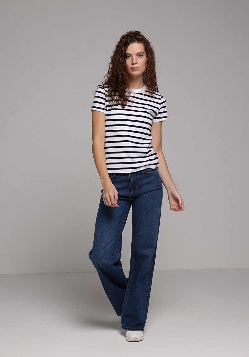 Зображення Футболка З Коротким Рукавом Жіноча Синя Cl1068750