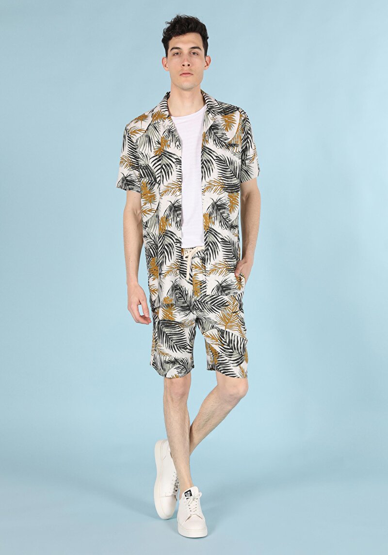 Зображення Сорочка З Коротким Рукавом Чоловіча Зелена Cl1057789