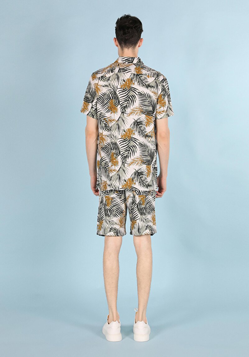 Зображення Сорочка З Коротким Рукавом Чоловіча Зелена Cl1057789