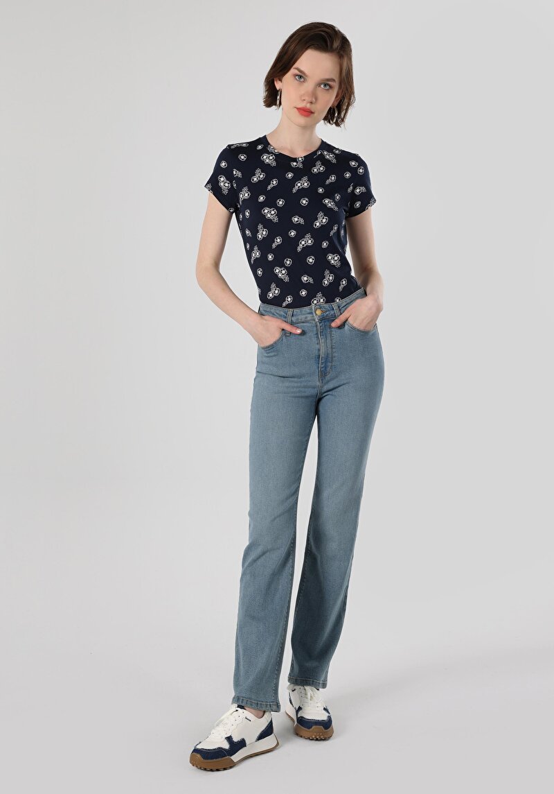 Показати інформацію про 792 Mila Джинси Жіночі  Класичного Крою Cl1064513