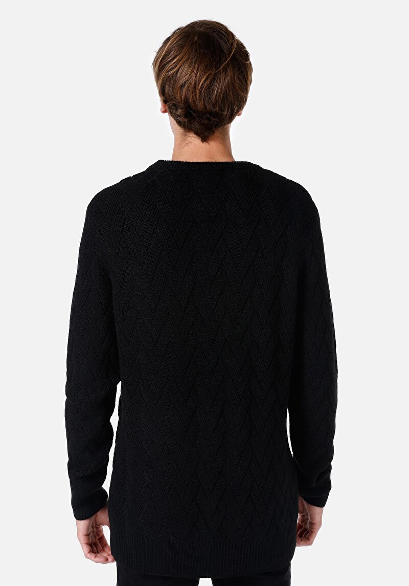 Показати інформацію про Светр Чоловічий Чорний  Cl1064739