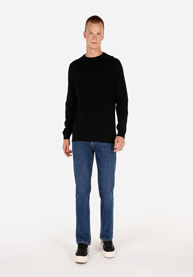 Показати інформацію про Светр Чоловічий Чорний  Cl1064759