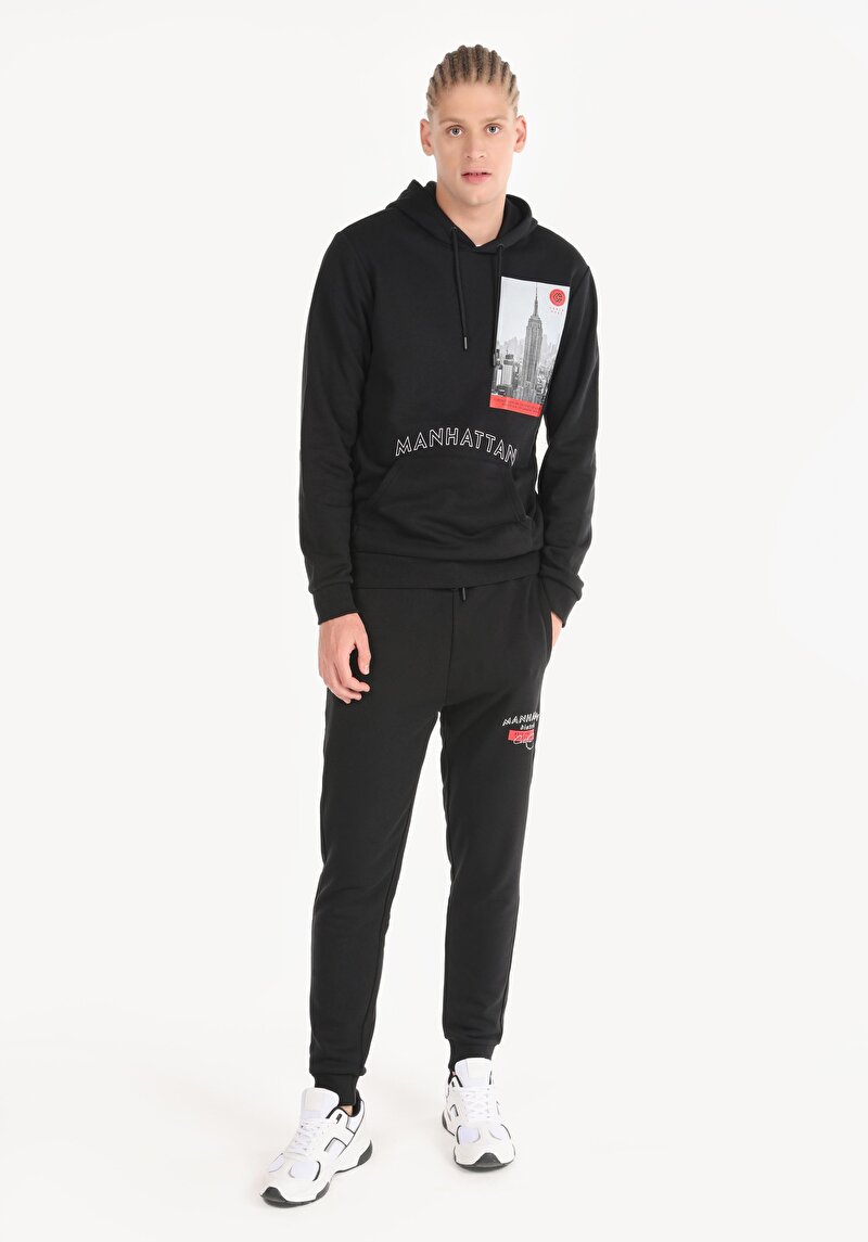 Показати інформацію про Толстовка Чоловіча Чорна  Cl1064781