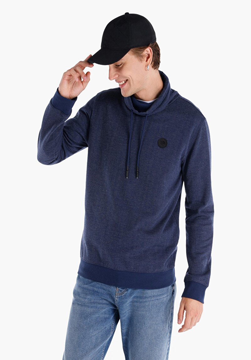 Зображення Футболка З Довгим Рукавом Чоловіча Блакитна Cl1064825