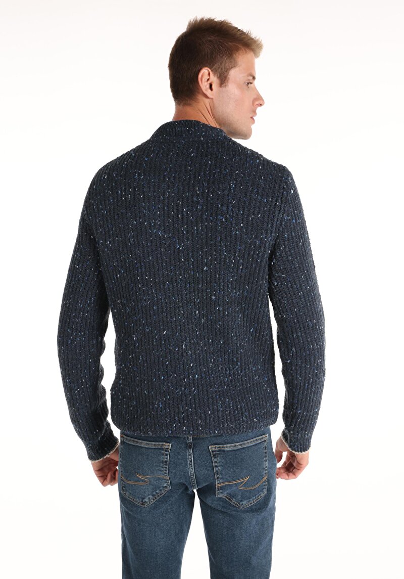 Показати інформацію про Светр Чоловічий Синій  Cl1064844