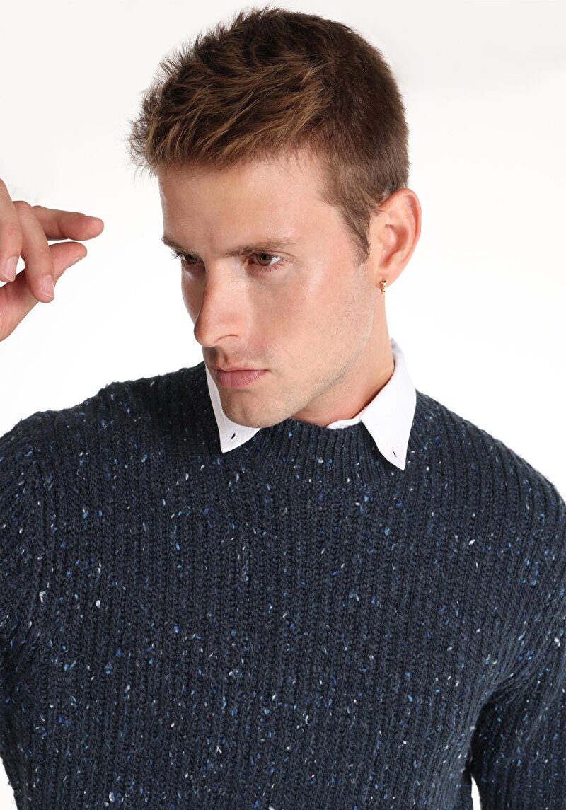 Показати інформацію про Светр Чоловічий Синій  Cl1064844