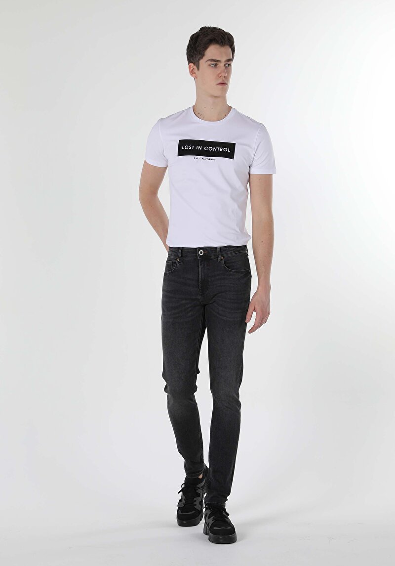 Зображення 041 Danny Джинси Чоловічі Чорні Вузького Крою Cl1058604