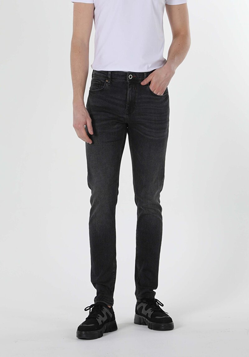 Зображення 041 Danny Джинси Чоловічі Чорні Вузького Крою Cl1058604
