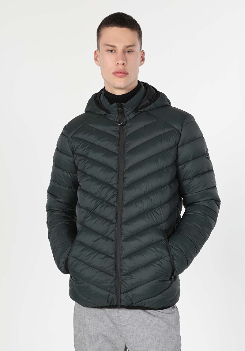 Показати інформацію про Куртка Чоловіча Зелена  Cl1021308