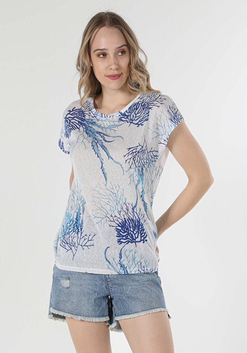 Показати інформацію про Футболка З Коротким Рукавом Жіноча Біла  Cl1059024