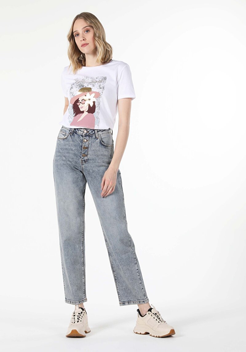 Показати інформацію про Футболка З Коротким Рукавом Жіноча Біла  Cl1059058