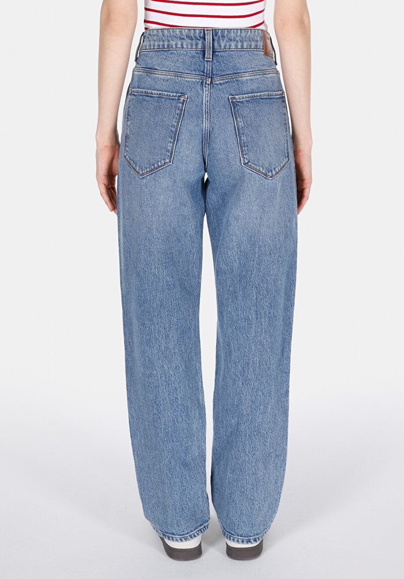 Зображення Джинси Жіночі Блакитні Прямого Крою Cl1073519