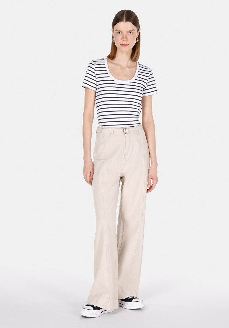 Показати інформацію про Футболка З Коротким Рукавом Жіноча Біла  Cl1073529