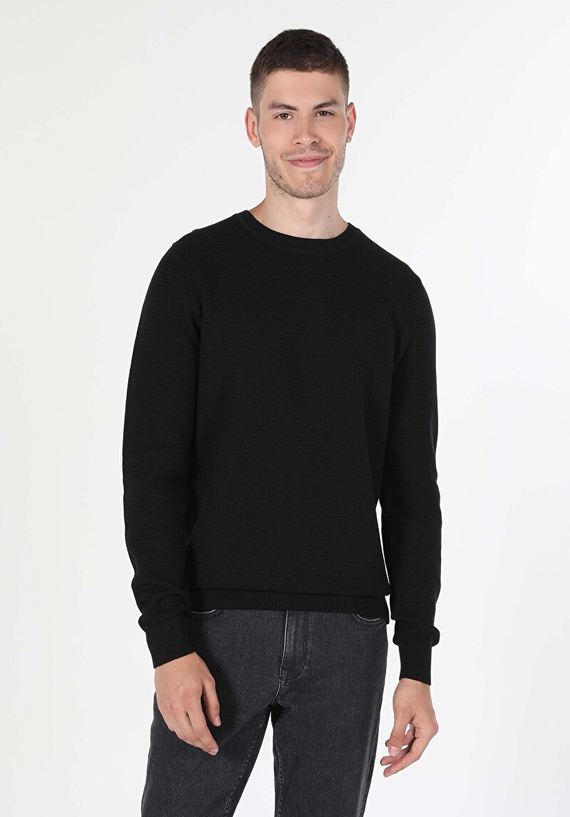 Показати інформацію про Светр Чоловічий Чорний  Cl1046786