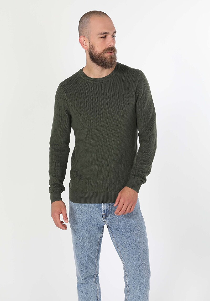 Зображення Светр Чоловічий Зелений  Cl1046786