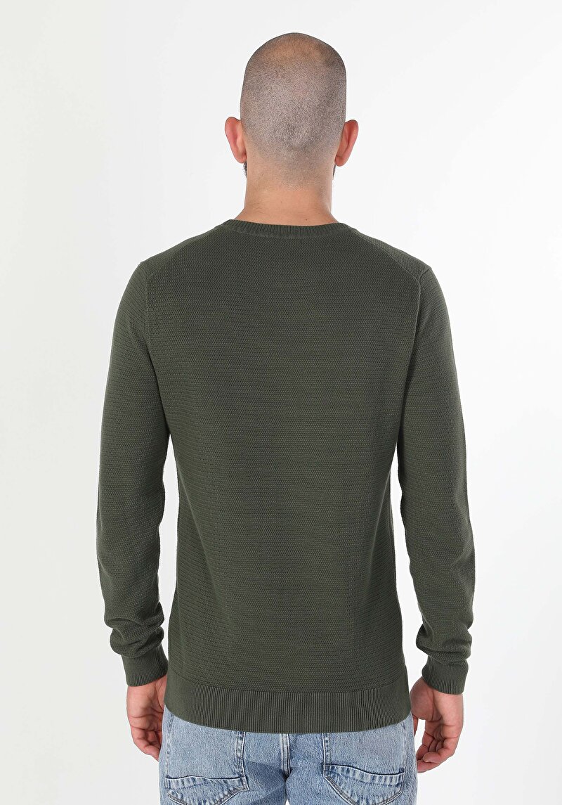 Показати інформацію про Светр Чоловічий Зелений  Cl1046786