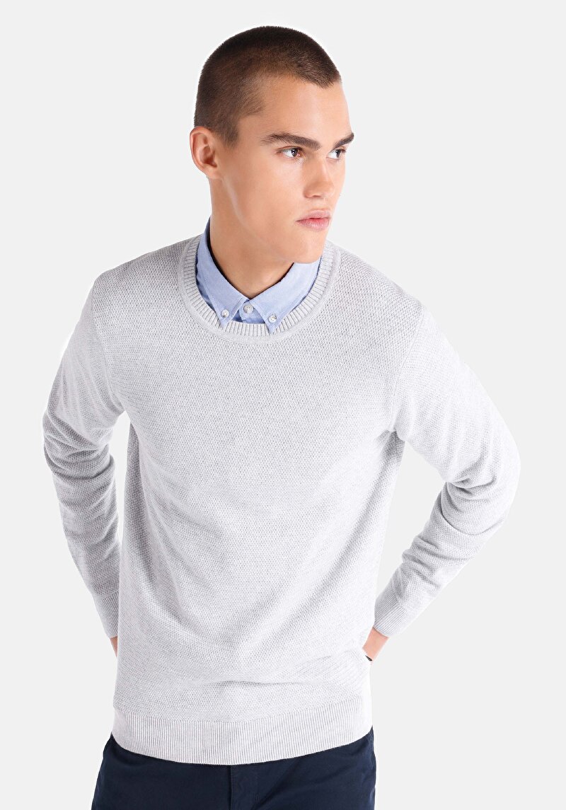 Зображення Светр Чоловічий Білий  Cl1046786