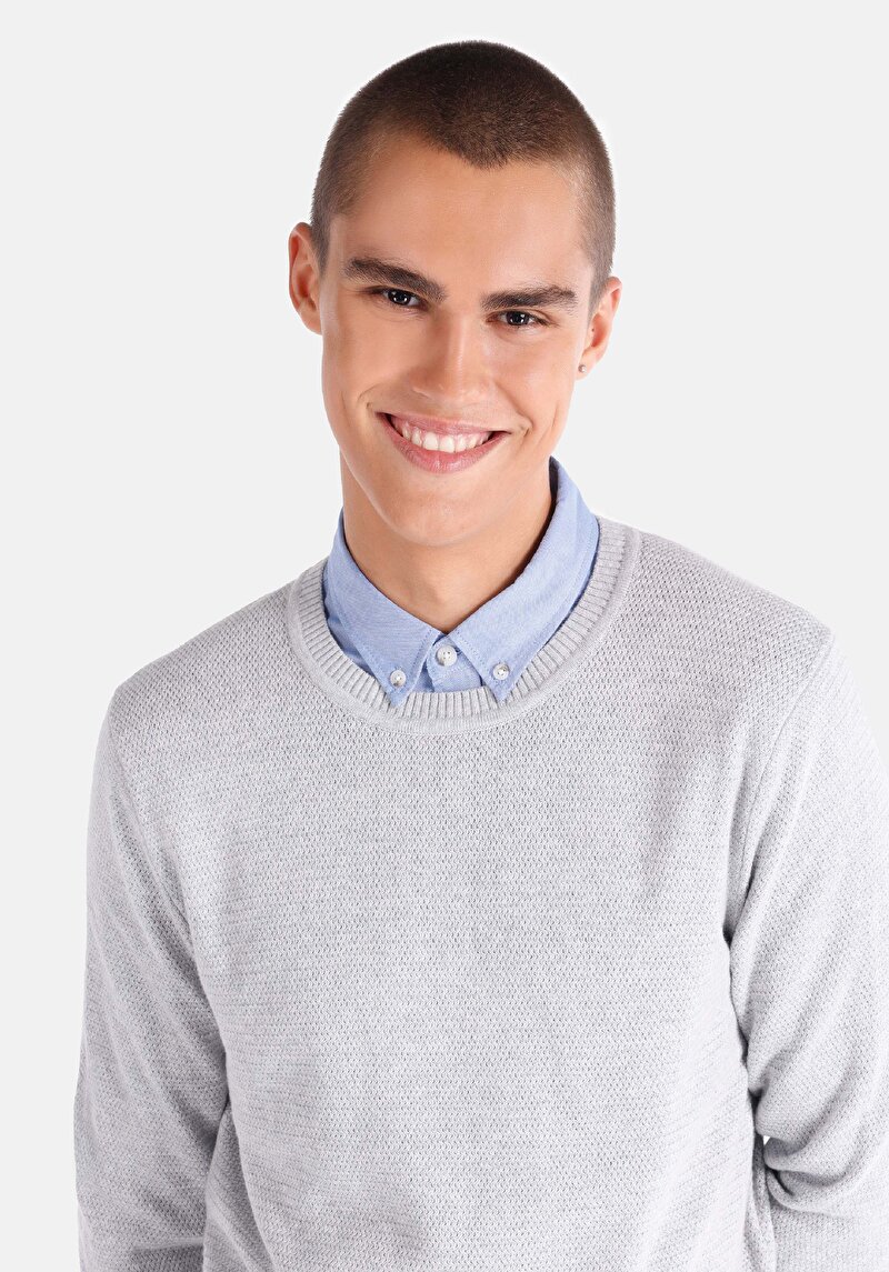 Показати інформацію про Светр Чоловічий Білий  Cl1046786