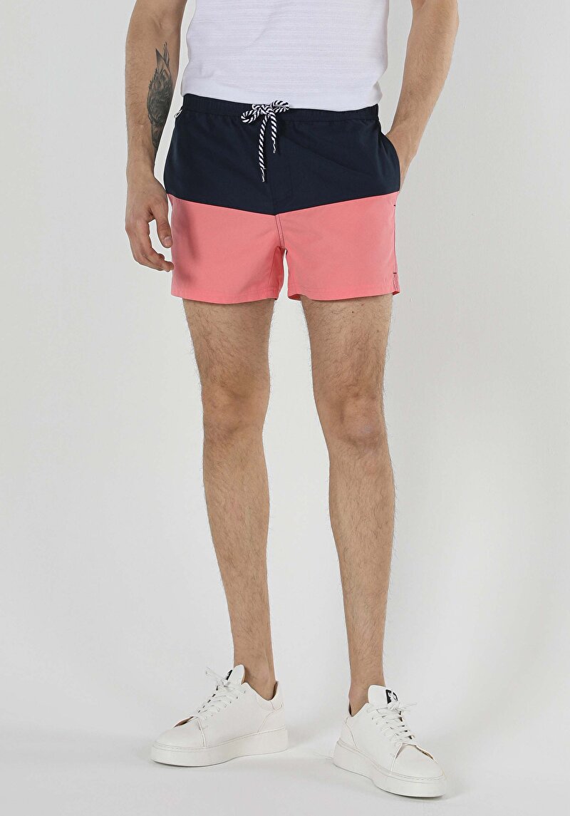 Показати інформацію про Шорти Пляжні Чоловічі Червоні  Cl1047541