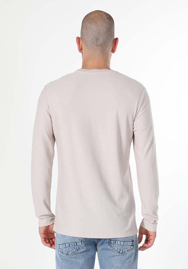 Показати інформацію про Футболка З Довгим Рукавом Чоловіча Сіра  Cl1051143