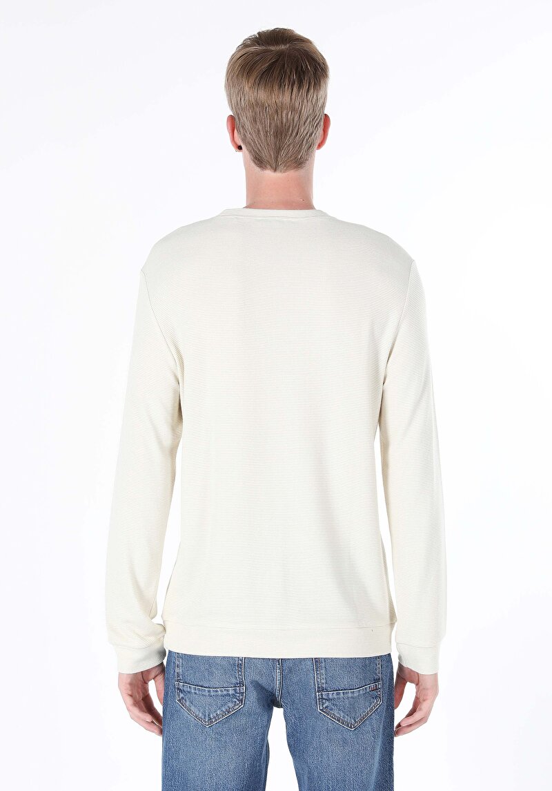 Показати інформацію про Футболка З Довгим Рукавом Чоловіча Бежева  Cl1059906