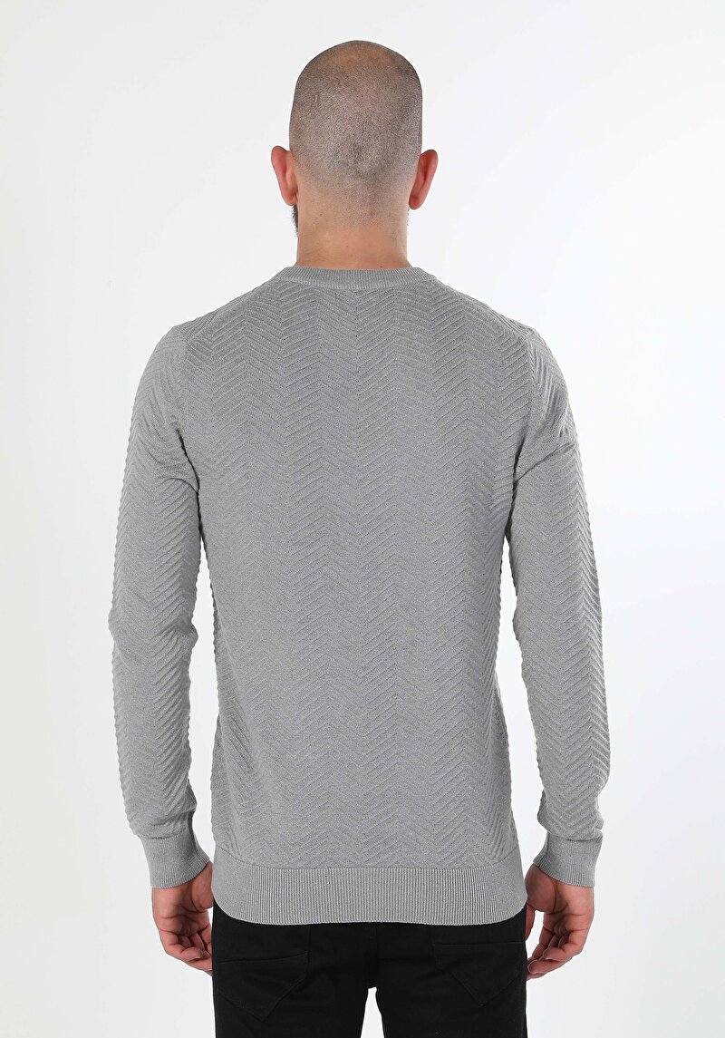 Показати інформацію про Светр Чоловічий Сірий  Cl1059924