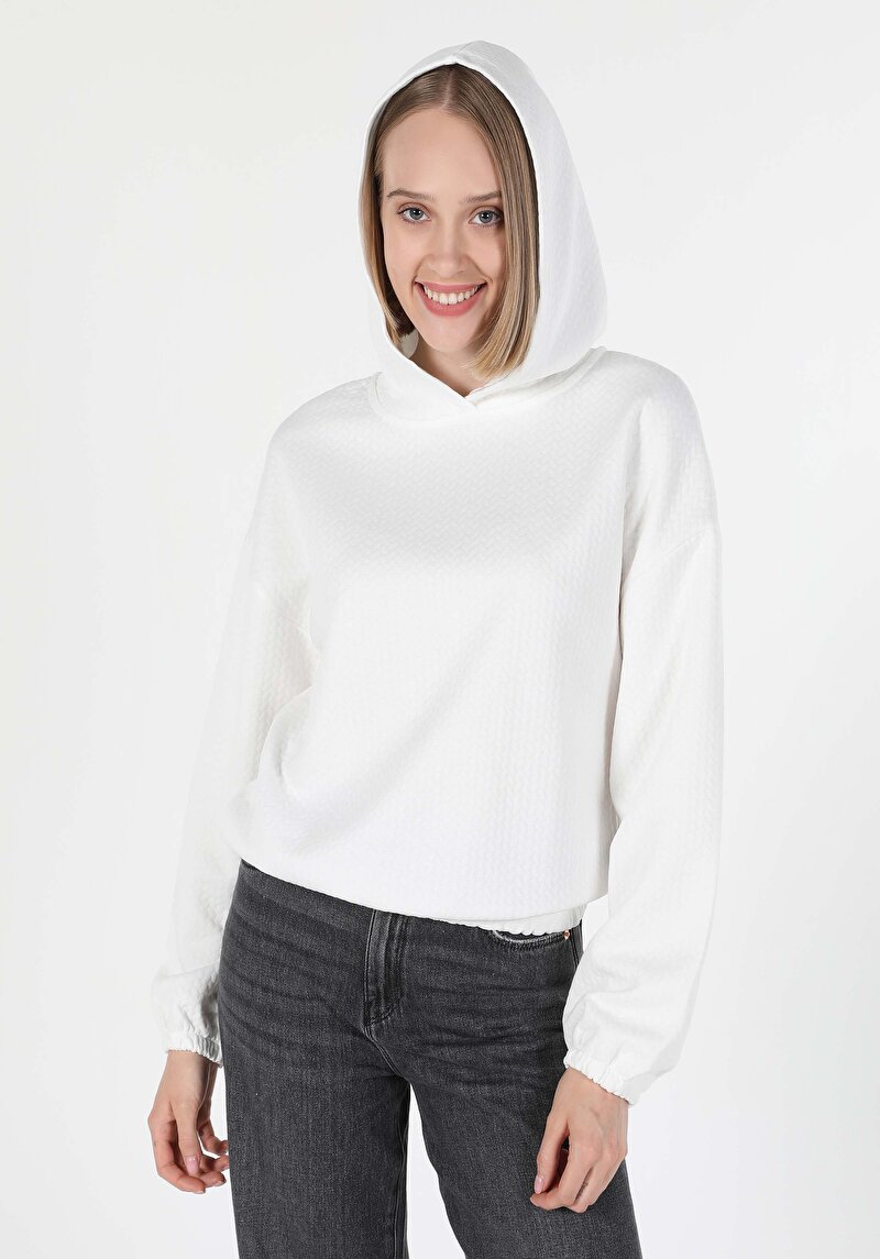 Показати інформацію про Толстовка Жіноча Біла  Cl1059996