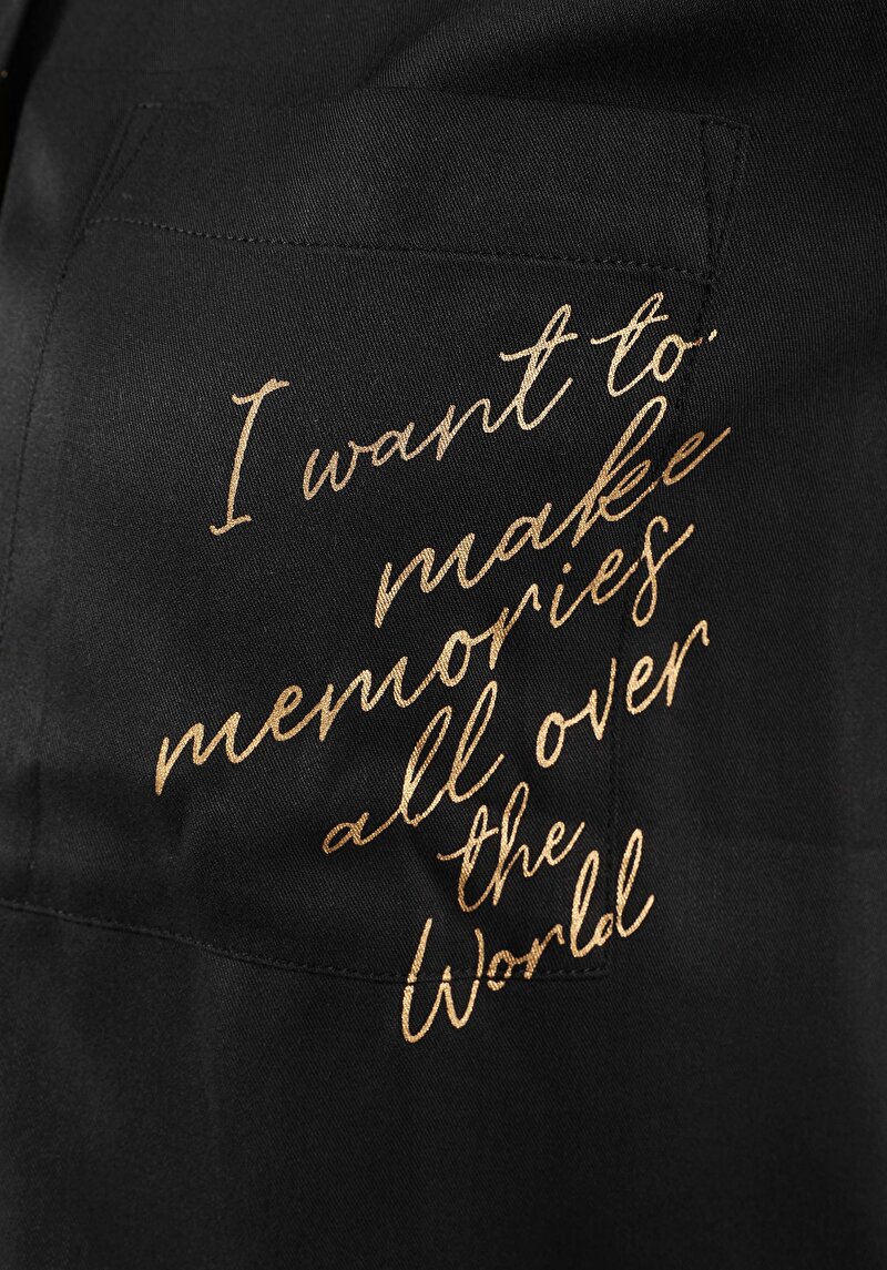 Показати інформацію про Сорочка З Довгим Рукавом Жіноча Чорна  Cl1060145