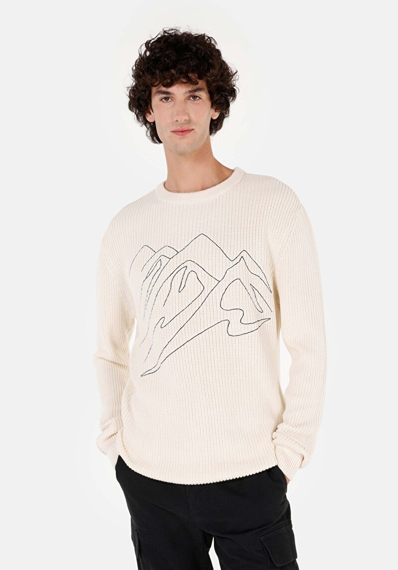 Зображення Светр Чоловічий Білий Cl1060244