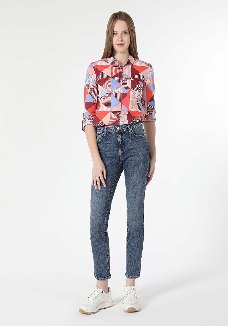 Зображення 703 Carla Джинси Жіночі  Вузького Крою Cl1061411